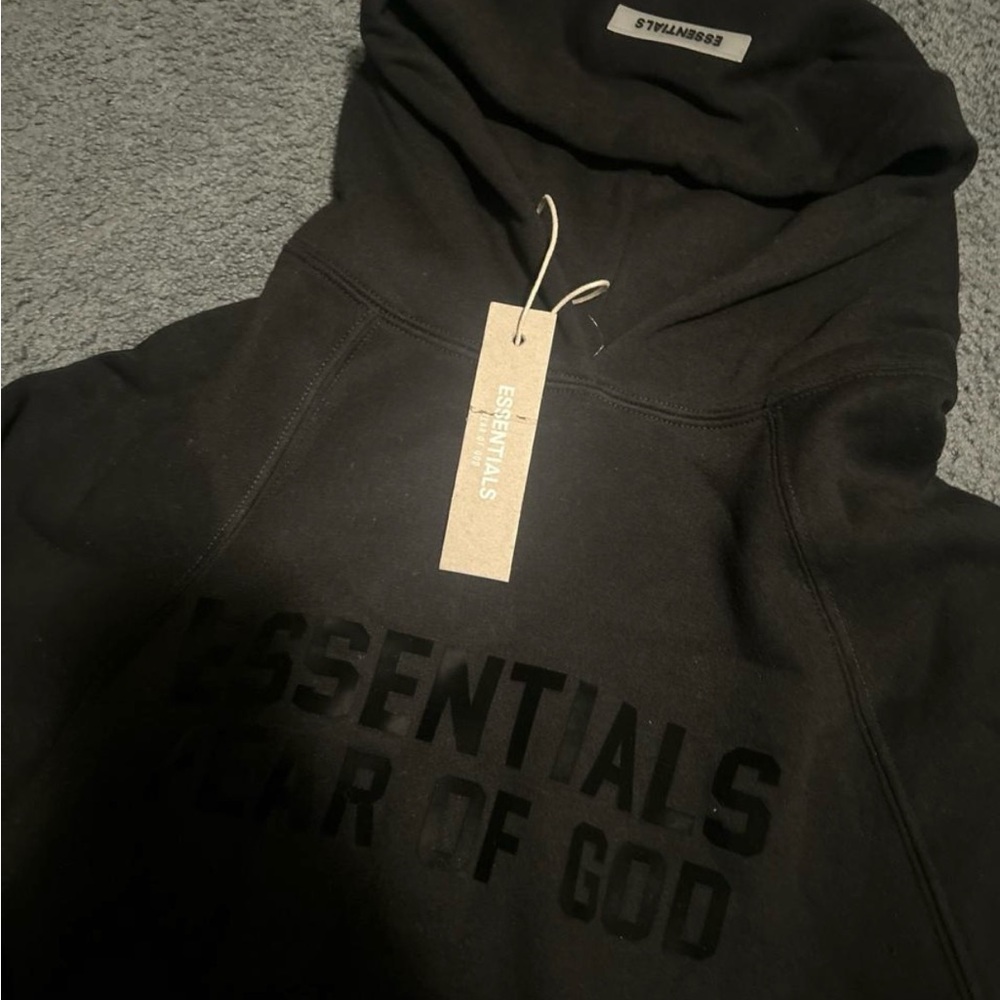 Essential Fear of God Black hoodie
